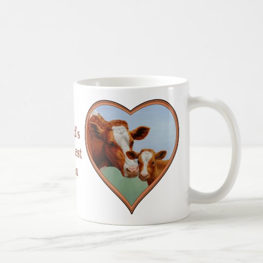 Mug Mère Guernesey Vache et Mignonne Veau (Droite)