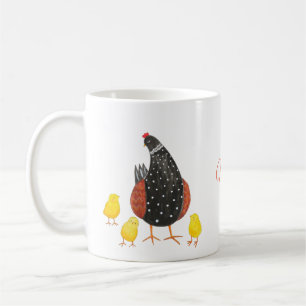 Mug Mère Hen avec trois filles cadeau de la fête de 