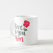 Mug mère heureuse jour amour maman (Devant gauche)
