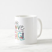 Mug Mère J'Aime Être Appelée Gigi Sunflower Anniversai (Devant droit)