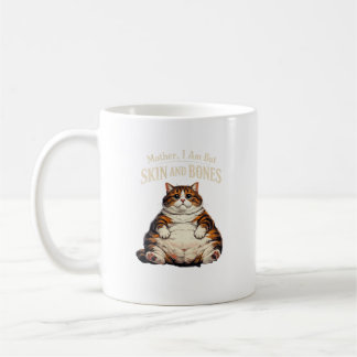 Mug Mère, je ne suis que peau et os – Drôle de chat gr