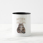 Mug Mère, je ne suis que peau et os – Drôle de chat gr (Centre)