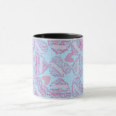 Mug Mère jours coeur 01.Rose Lblue BG (Centre)