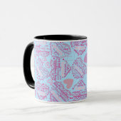 Mug Mère jours coeur 01.Rose Lblue BG (Devant gauche)