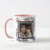 Mug Mère maman aquarelle Floral Photo (Gauche)