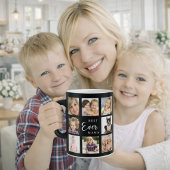 Mug Mère maman collage photo noir blanc