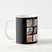 Mug Mère maman collage photo noir blanc (Gauche)