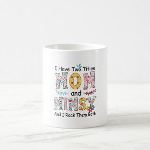 Mug Mère Maman Et Mimsy Floral Anniversaire