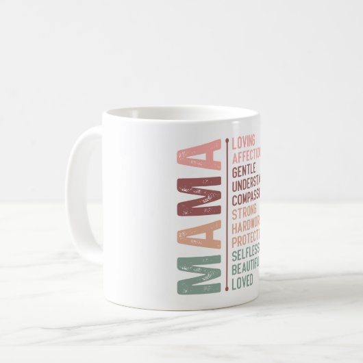 Mug Mère maman mot art amour (Devant gauche)