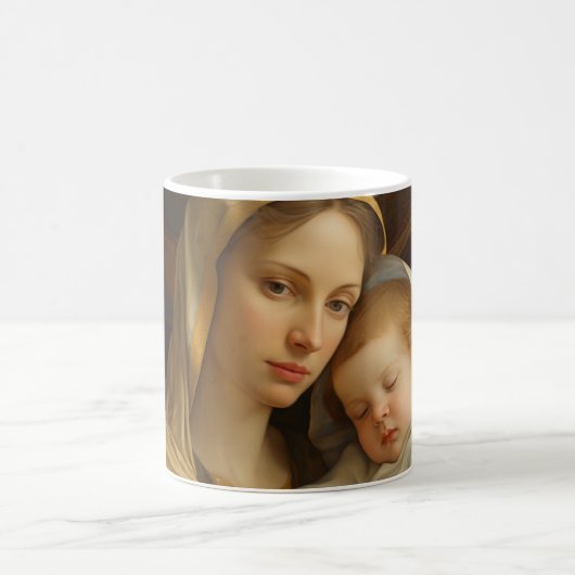 Mug Mère Marie avec Bébé Jésus version 21 (Centre)