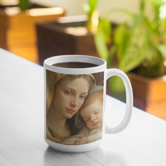Mug Mère Marie avec Bébé Jésus version 21