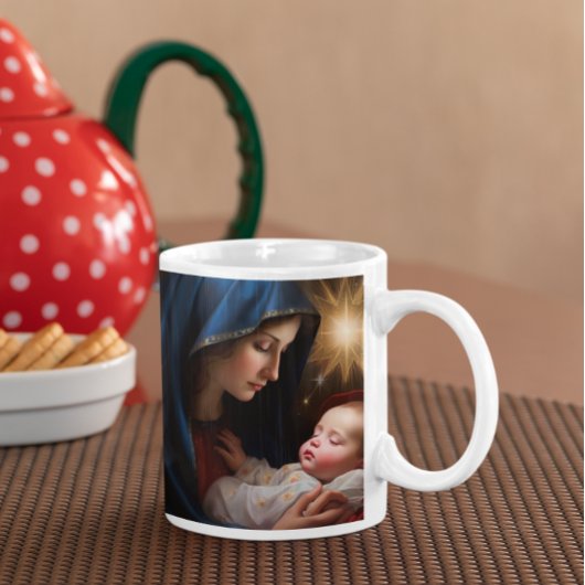 Mug Mère Marie avec Bébé Jésus version 28