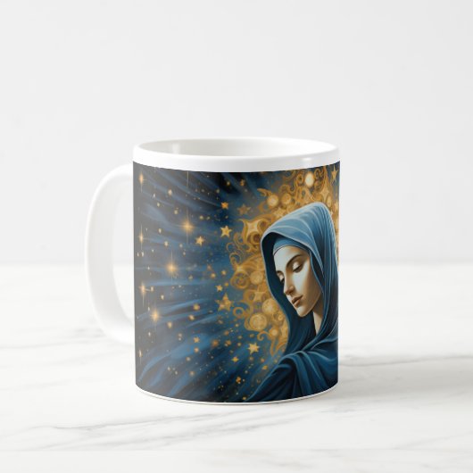 Mug Mère Marie Bénédiction version 4 (Devant gauche)