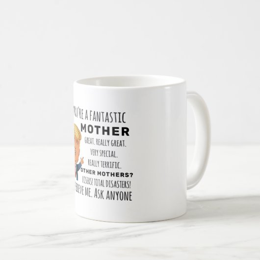Mug Mère Meilleur cadeau (Devant droit)