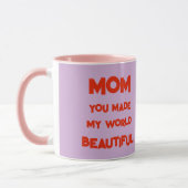 MUG MÈRE, MÈRE, LES FEMMES AIMENT LE CADEAU D'ANNIVERS (Gauche)