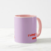 MUG MÈRE, MÈRE, LES FEMMES AIMENT LE CADEAU D'ANNIVERS (Devant droit)
