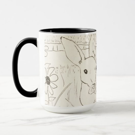 Mug Mère mignonne lapin lapin lapin (Gauche)