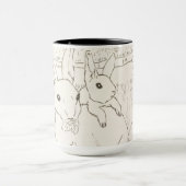 Mug Mère mignonne lapin lapin lapin (Centre)