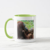 Mug Mère orang-outan avec bébé (Gauche)