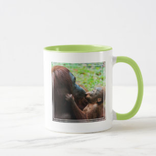 Mug Mère orang-outan avec bébé