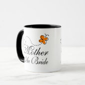 Mug Mère orange de la jeune mariée (Devant gauche)