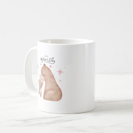 Mug Mère Ours et Cub Fête des Mères (Devant gauche)