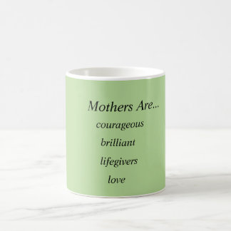 Mug Mère pâle - vert/blanc