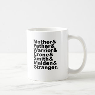 Mug Mère & Père & Guerrier & Crones & Forgeron & Vierg