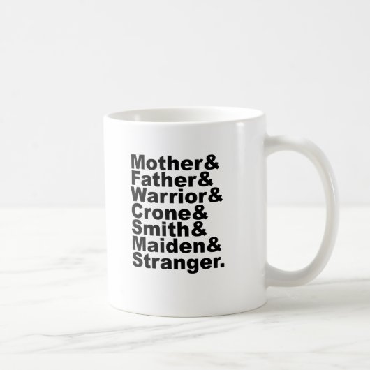 Mug Mère & Père & Guerrier & Crones & Forgeron & Vierg (Droite)