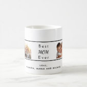 Mug Mère photo blanc noir (Centre)