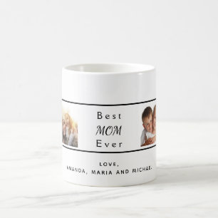 Mug Mère photo blanc noir