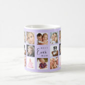 Mug Mère photo collage lavande violet (Centre)