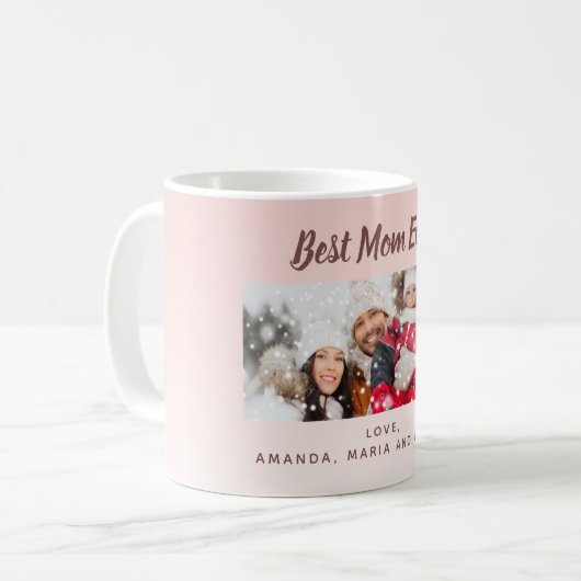 Mug Mère photo rose pâle (Devant gauche)