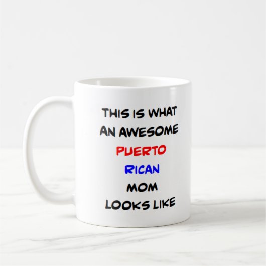 Mug mère portoricaine, génial (Gauche)