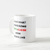 Mug mère portugaise, génial (Devant gauche)