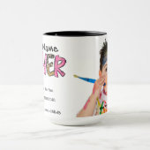 Mug Mère Saint Superwoman Photo personnalisable (Centre)