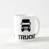 Mug Mère Trucker drôle et cool par Storeman (Devant droit)
