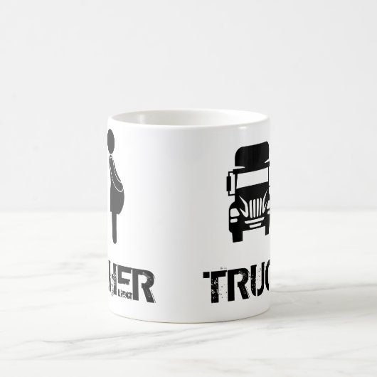 Mug Mère Trucker drôle et cool par Storeman (Centre)