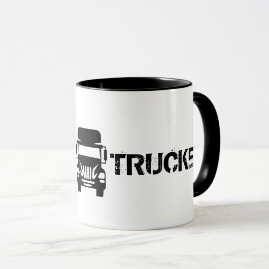 Mug Mère Trucker drôle et cool par Storeman (Devant droit)
