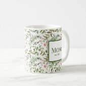 Mug Mère verte et rose (Devant droit)