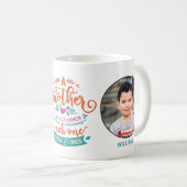 Mug Mères jour mignonne citation 2 modèle photo & noms (Devant droit)