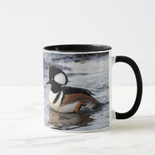 Mug Merganseur à capuchon en mouvement