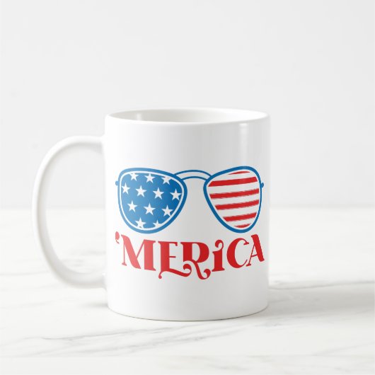 Mug 'Merica - 4 juillet (Gauche)