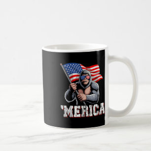 Mug Merica Bigfoot drapeau américain Sasquatch patriot