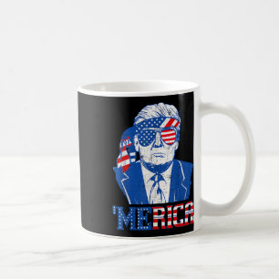 Mug Merica Donald Trump - Drôle Trump 4 juillet Amer