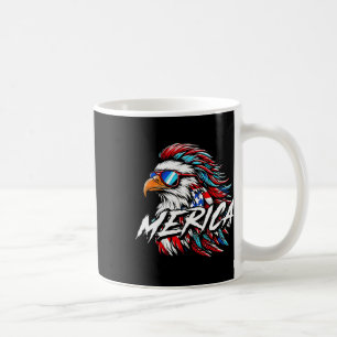 Mug Merica Mullet Eagle Drôle 4 juillet