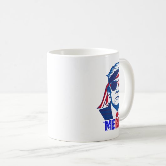 Mug Merica Trump 4 juillet heureux Trump Drapeau améri (Devant droit)