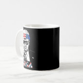 Mug Merica Trump 4 juillet heureux Trump Drapeau améri (Devant gauche)