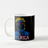 Mug Merica Trump 4 juillet heureux Trump Drapeau améri (Gauche)