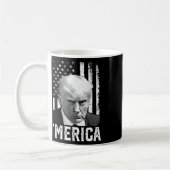 Mug Merica Trump 4 juillet heureux Trump Drapeau améri (Gauche)